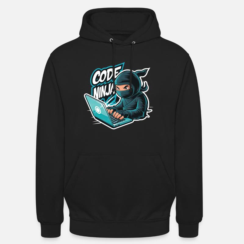 Code Ninja Programmierer Software Entwickler - Unisex Hoodie - Schwarz