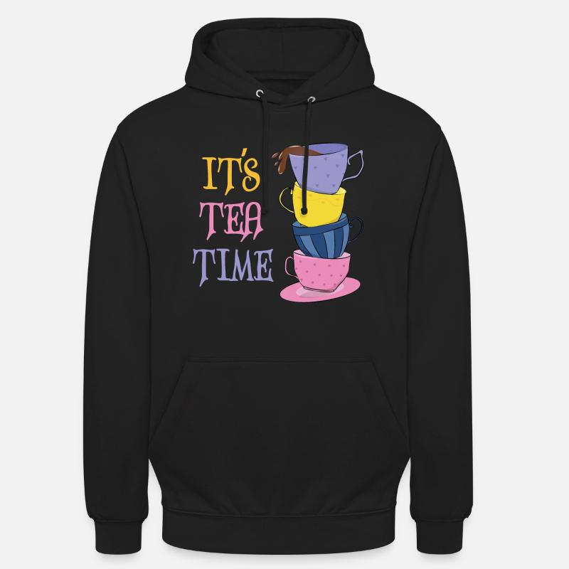 It's Tea Time - Unisex Hoodie - black