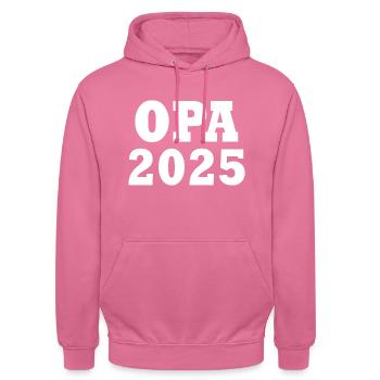 Opa 2025 - Unisex Hoodie - Pink - Vorne - Alina (178cm) & Michal (187cm)