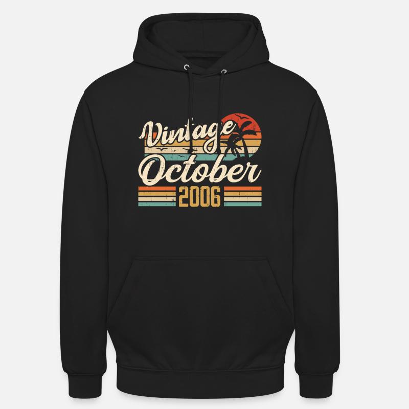 October 2006 Birthday Gift - 2006 - Unisex Hoodie - black