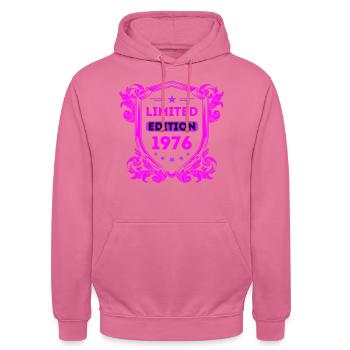 1976 - Unisex Hoodie - pink - Front - Alina (178cm) & Michal (187cm)
