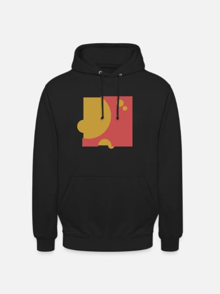 modern fire cheese 01 - Unisex Hoodie - Schwarz