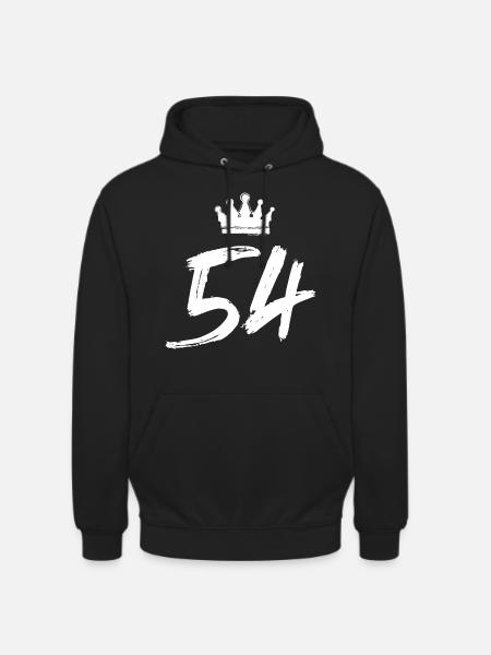 54 Number crown - Unisex Hoodie - black