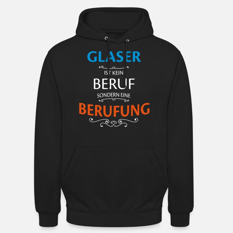 Glaser Beruf - Unisex Hoodie - Schwarz