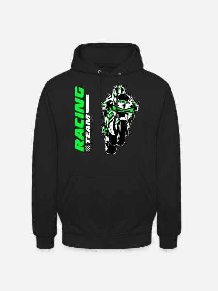 Course de moto - Moto GP - Superbike - Sweat-shirt à capuche unisexe - noir