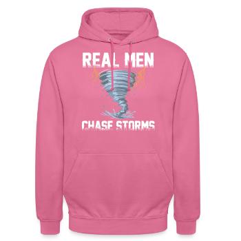 Storm chasers - Unisex Hoodie - pink - Front - Alina (178cm) & Michal (187cm)