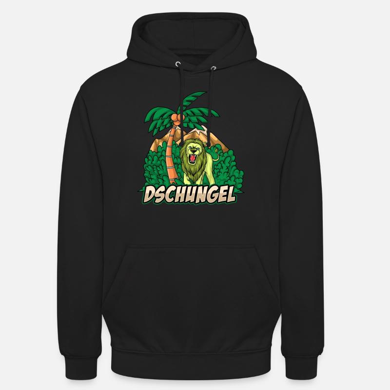 Dschungel - Unisex Hoodie - Schwarz