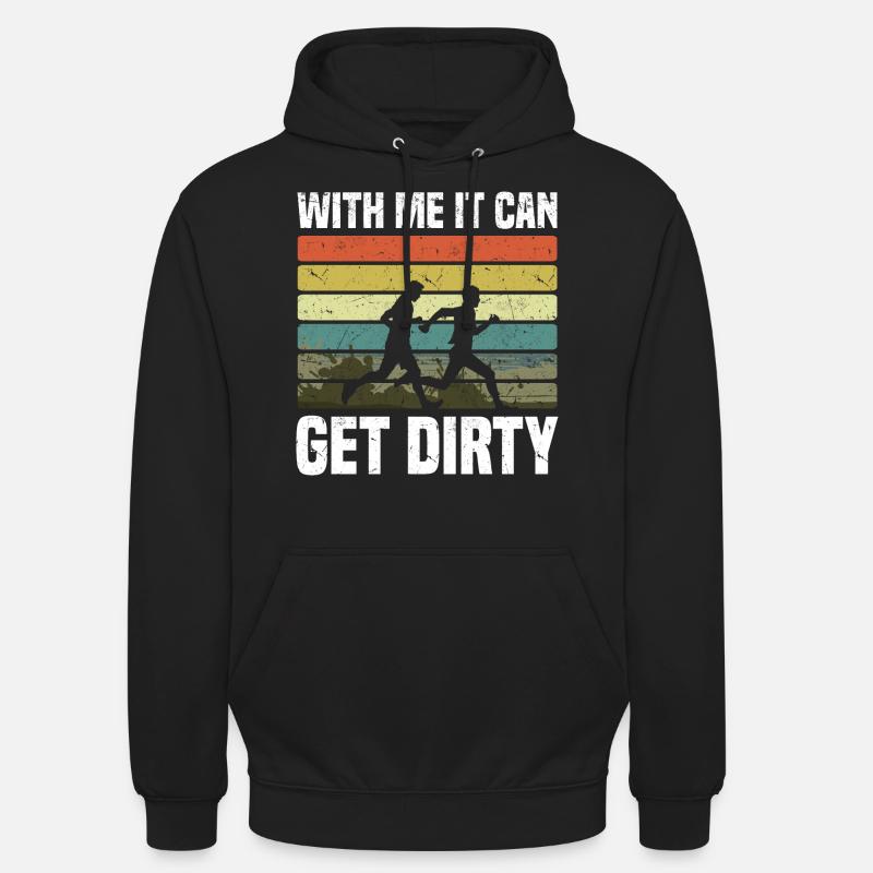 Mud Run Team - Unisex Hoodie - Schwarz