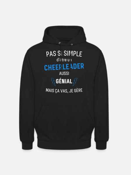Tolle Cheerleaderin - Unisex Hoodie - Schwarz