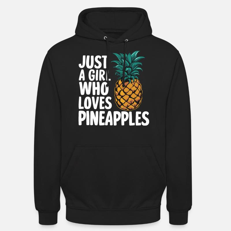 Ananas Fruit tropical hawaïen - Sweat-shirt à capuche unisexe - noir