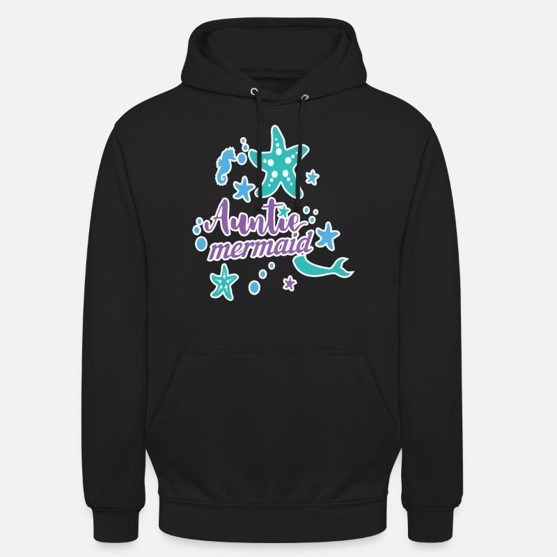 Auntie Mermaid - Unisex Hoodie - black