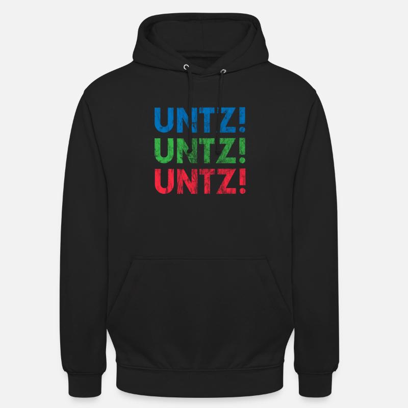 EDM Électronique Dance Techno Rave - Sweat-shirt à capuche unisexe - noir