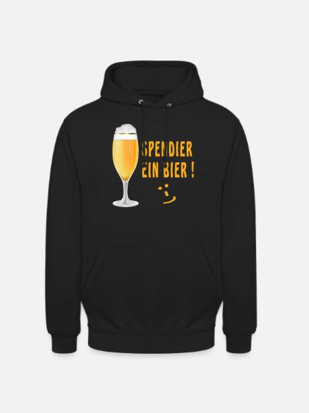Spendier ein Bier! - Unisex Hoodie - Schwarz