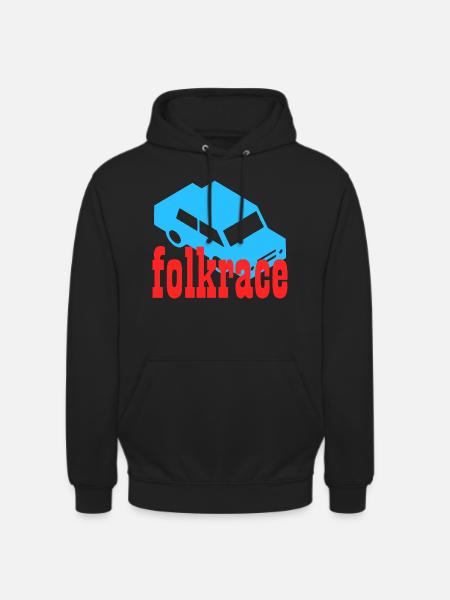 Folkrace - Unisex Hoodie - Schwarz