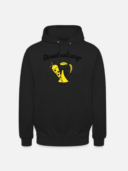 einschulung mädchen - Unisex Hoodie - Schwarz