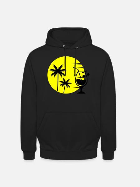 cocktail sunset - Unisex Hoodie - black