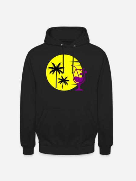 cocktail sunset - Unisex Hoodie - black
