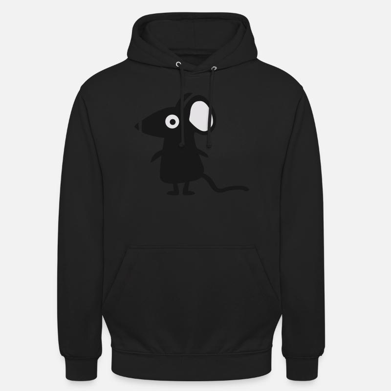 little mouse - Unisex Hoodie - black