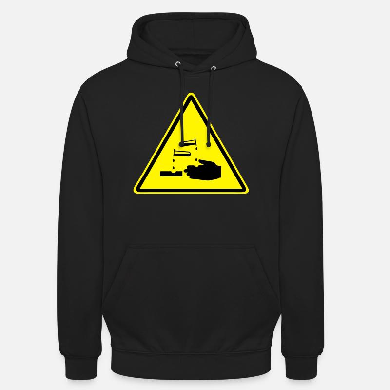 Vorsicht Ätzend! - Unisex Hoodie - Schwarz