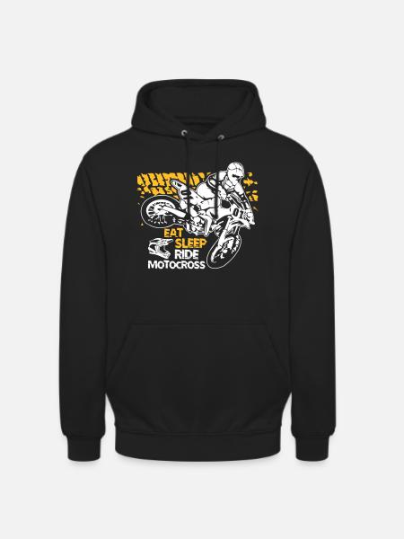 Eat Sleep Ride Motocross - Unisex Hoodie - black