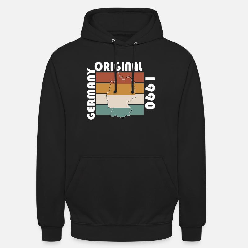 Germany Original - Sweat-shirt à capuche unisexe - noir