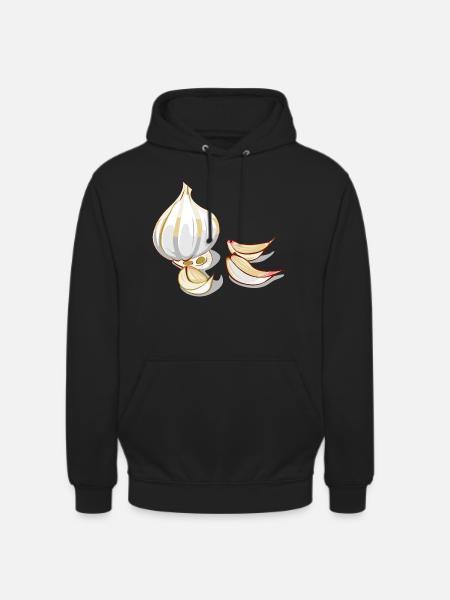 garlic - Unisex Hoodie - black