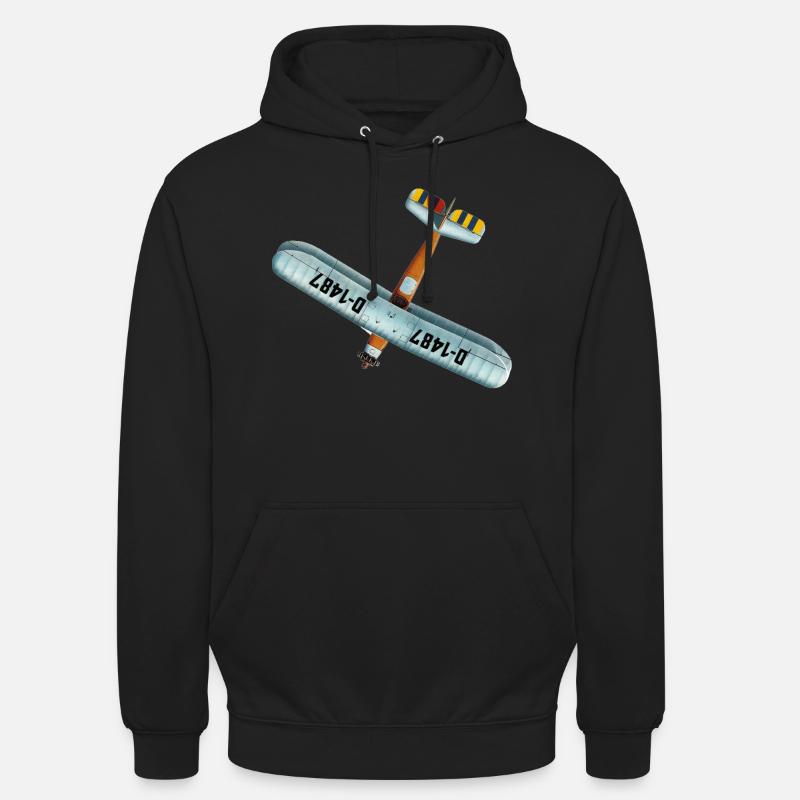 Udet Flieger 02 - Sweat-shirt à capuche unisexe - noir