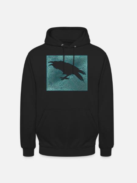 Raven Wiking - Unisex Hoodie - black
