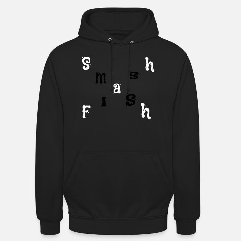 Conception Smash Flash - Sweat-shirt à capuche unisexe - noir