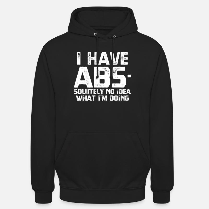J’AI L’ABS - Sweat-shirt à capuche unisexe - noir