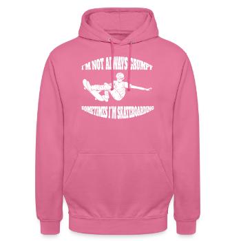 Skateboard Skating Skateboarding Longboard Skater - Sweat-shirt à capuche unisexe - rose - Devant - Alina (178cm) & Michal (187cm)