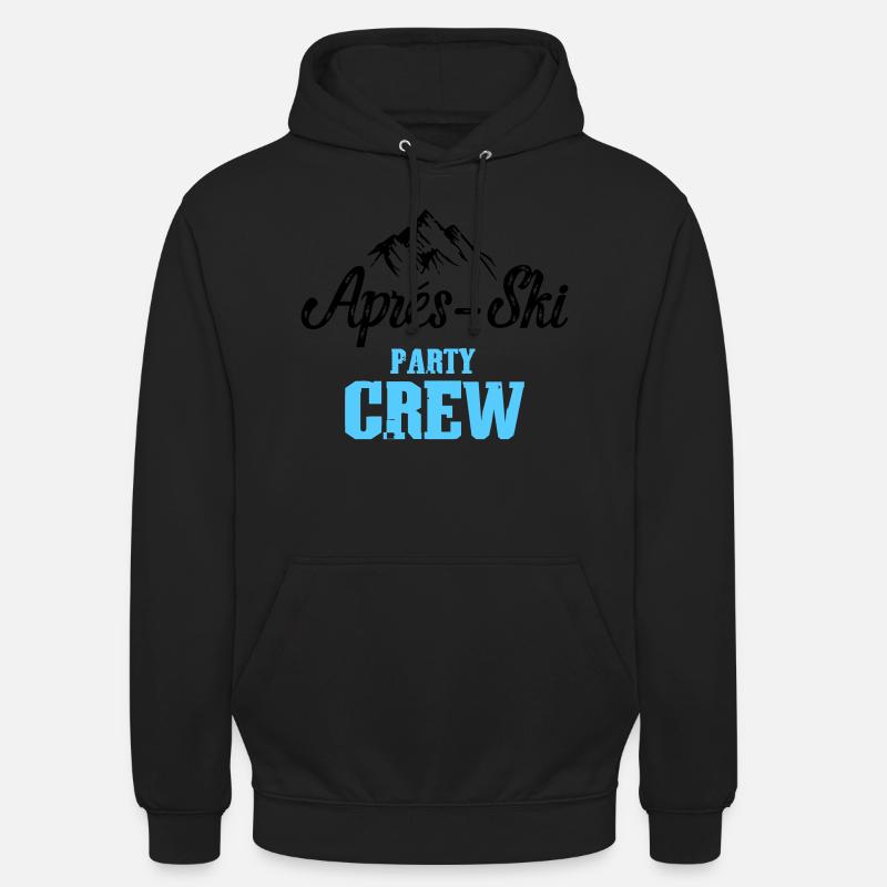 apres skiparty crew - Unisex Hoodie - Schwarz