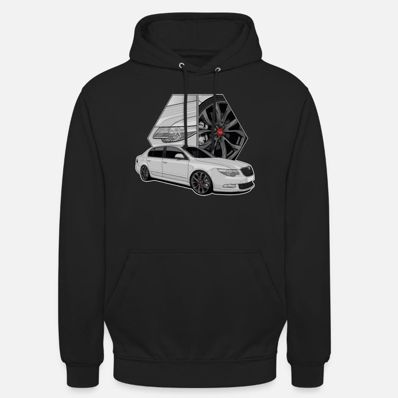 Limousine // Illustration - Sweat-shirt à capuche unisexe - noir
