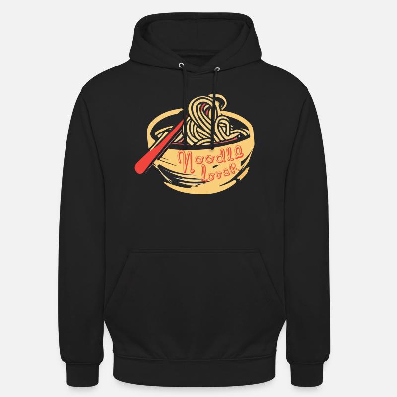 NOUILLES - Sweat-shirt à capuche unisexe - noir