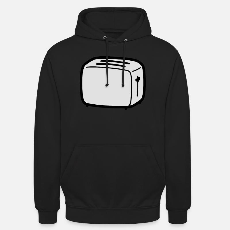 toaster - Unisex-hettegenser - svart
