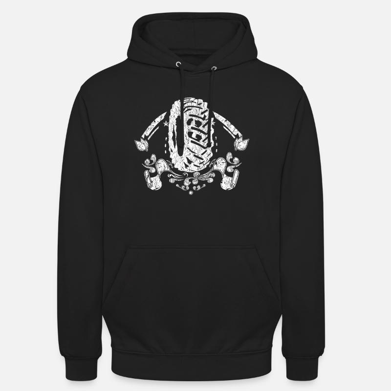 TRÉCKER BAUER TERRE MÛRIT - Sweat-shirt à capuche unisexe - noir