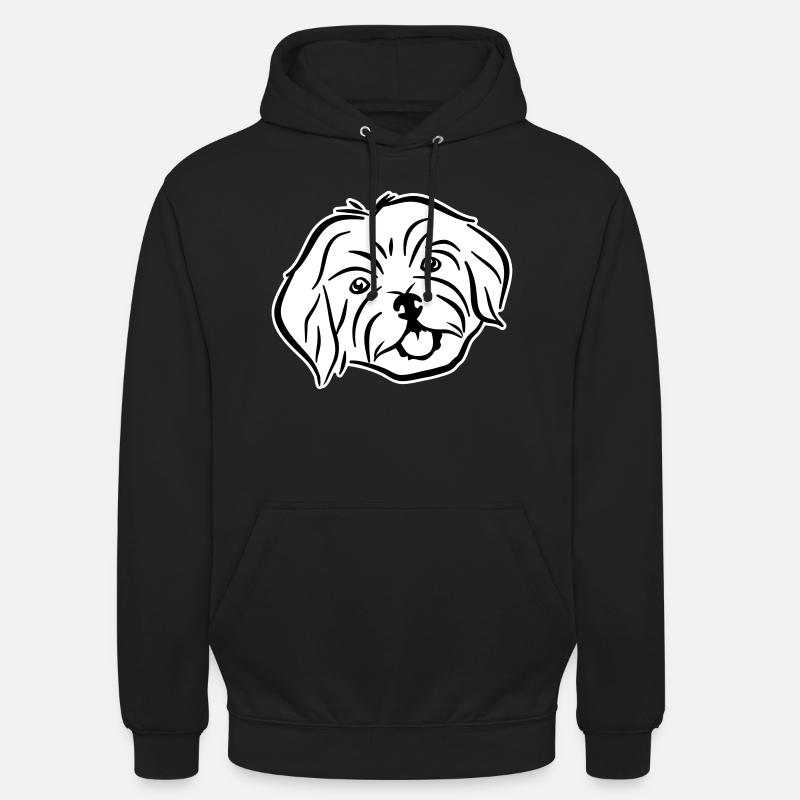 Havanese - Sweat-shirt à capuche unisexe - noir