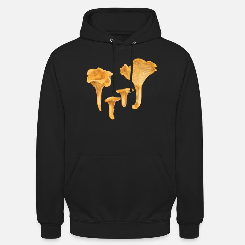 Gelbe Pfifferlinge - Unisex Hoodie - Schwarz