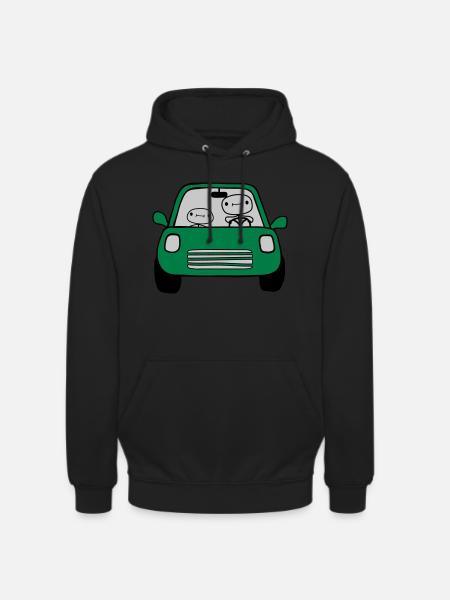 Papa Child Car - Unisex Hoodie - black