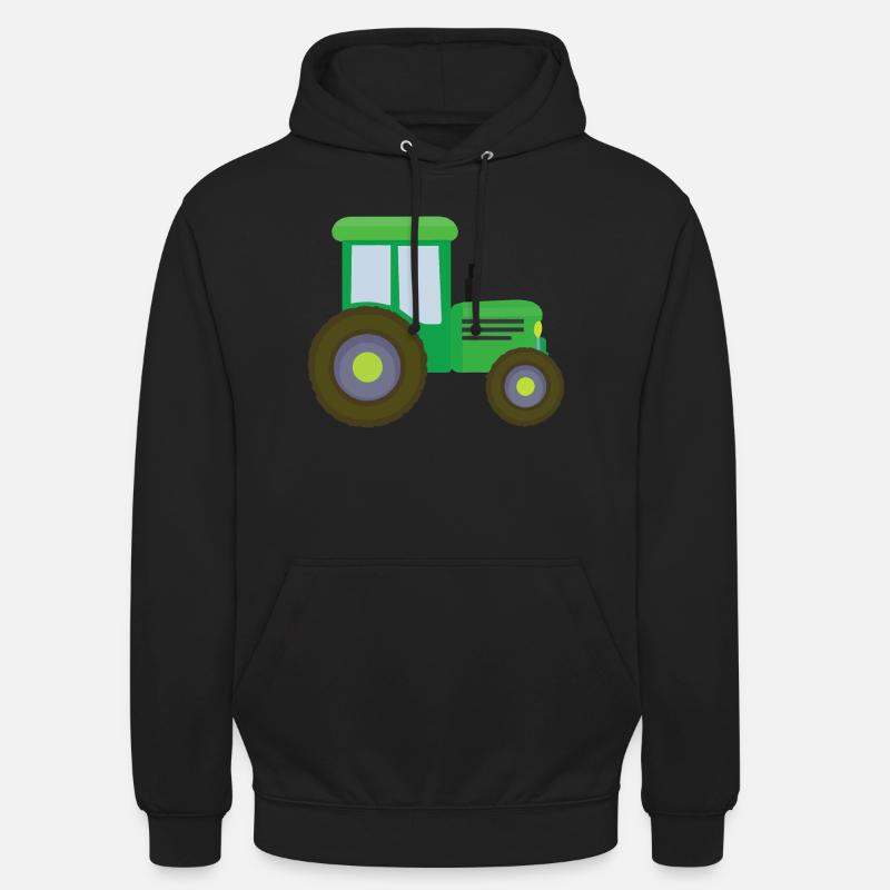Traktor Kinder Geschenkidee - Unisex Hoodie - Schwarz