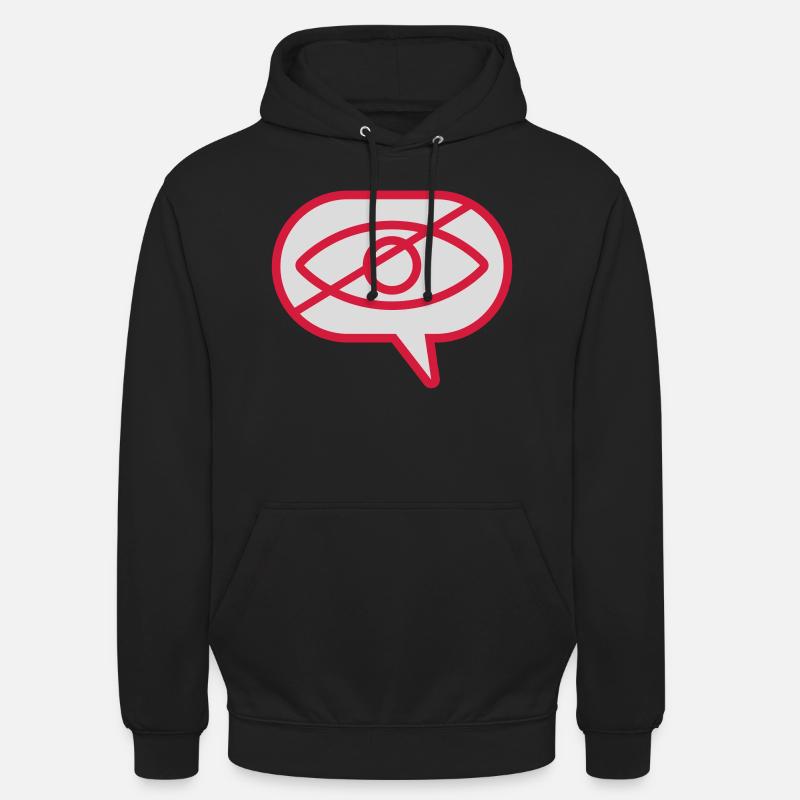 Do not see visual eye - Unisex Hoodie - black