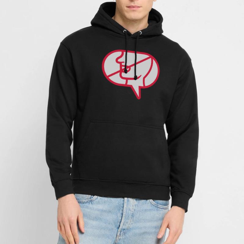 Do not communicate icon speech bubble Unisex Hoodie