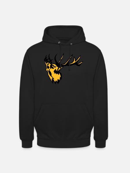 Tierhirschbrunft Hirsch 0 - Unisex Hoodie - Schwarz