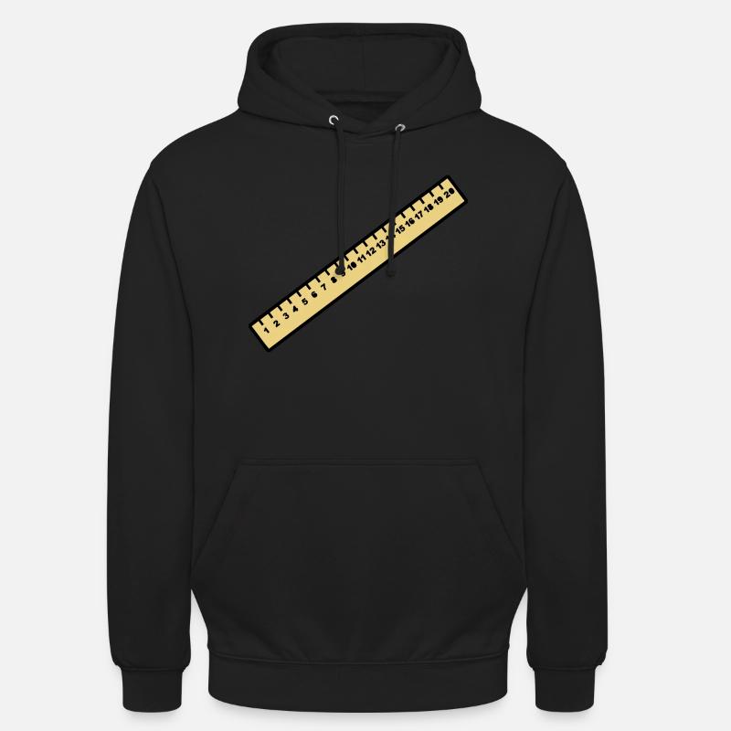 Lineal - Unisex Hoodie - Schwarz