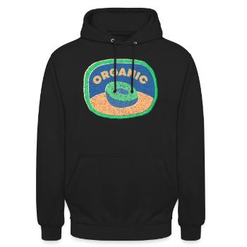 Organic Fresh - Unisex Hoodie - Schwarz - Vorne - Alina (178cm) & Michal (187cm)