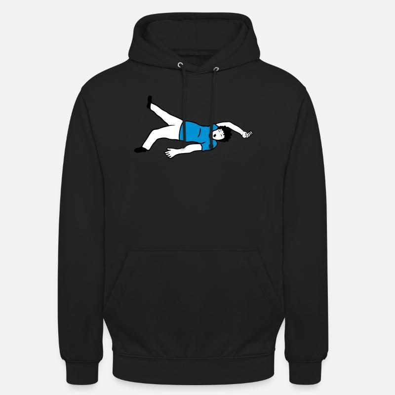 Ohnmächtiger Mann Design - Unisex Hoodie - Schwarz