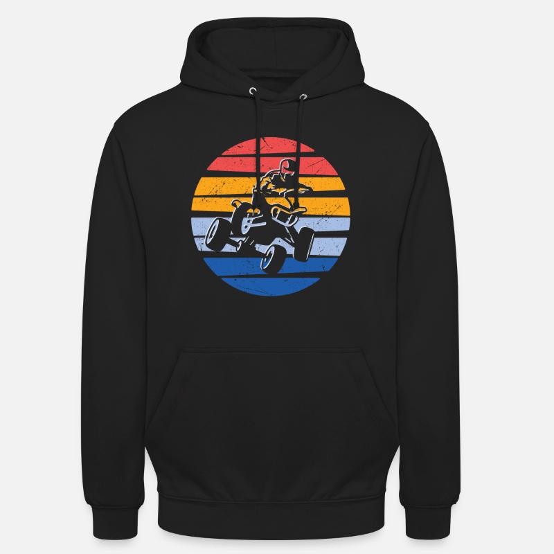 ATV Driver Offroad Quad Bike Quad - Unisex Hoodie - black