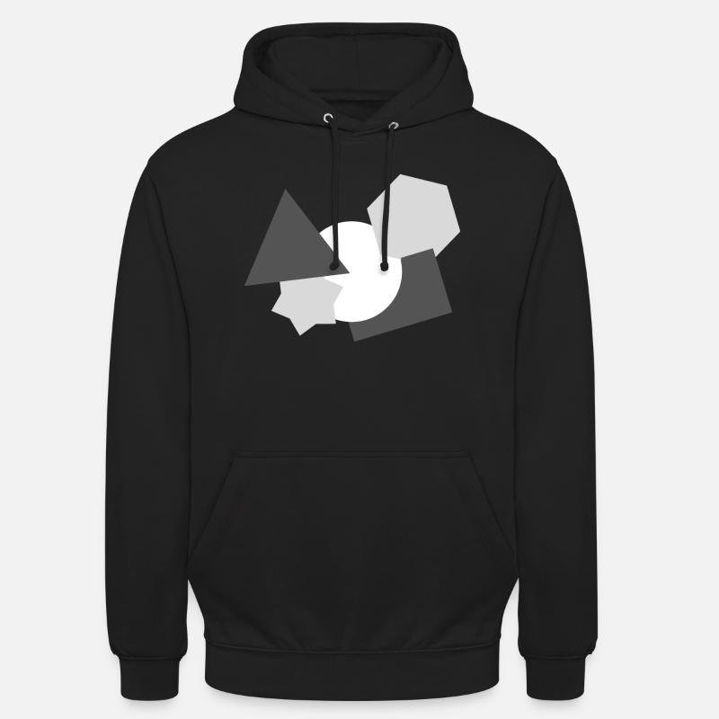 Forme - Sweat-shirt à capuche unisexe - noir