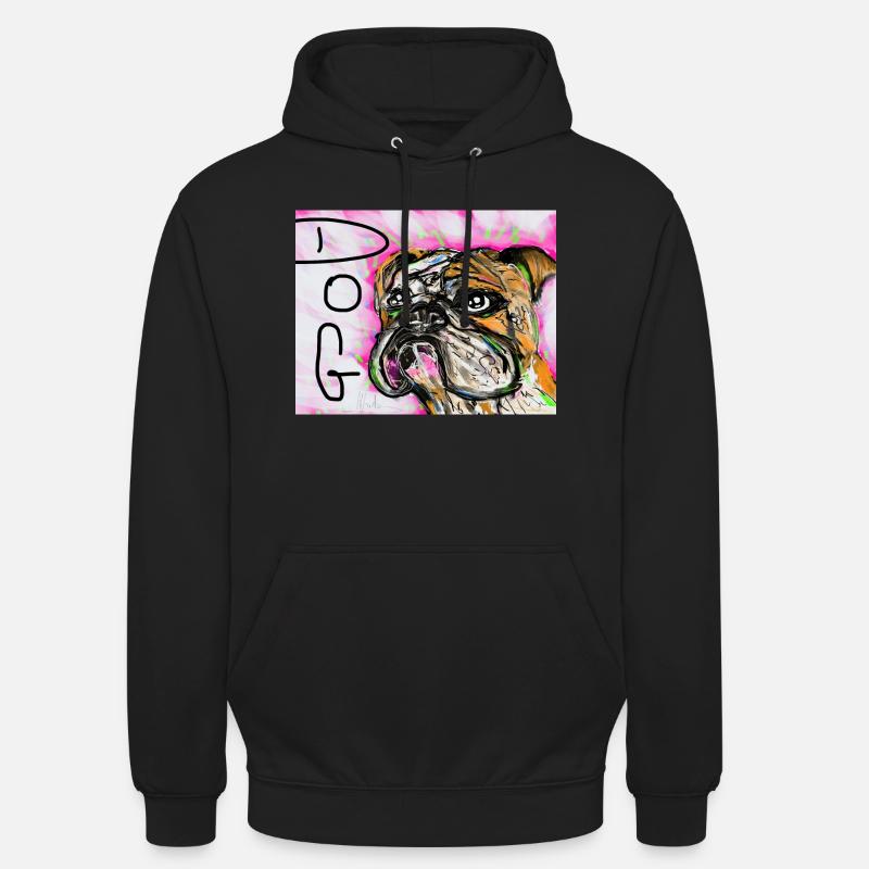 mon petit bébé chiot - Sweat-shirt à capuche unisexe - noir