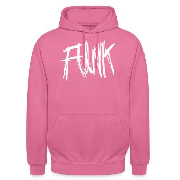 Funk - Unisex Hoodie - Pink - Vorne - Alina (178cm) & Michal (187cm)